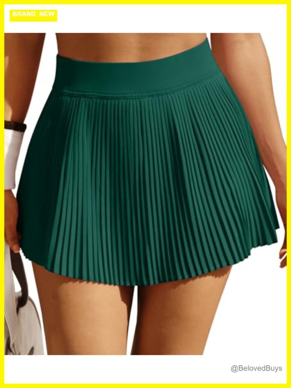Pleated Tennis Skorts for Women High Waisted Athletic Skirts with Pockets Tummy